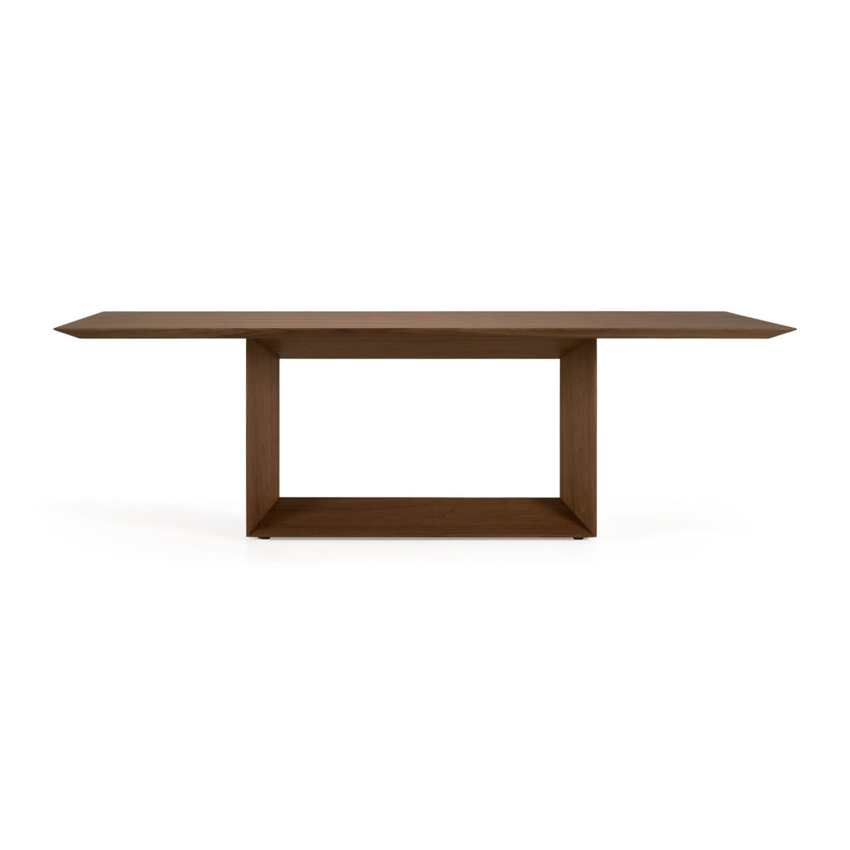 Wooden Beveled Edge Dining Table | OROA Modern Channa