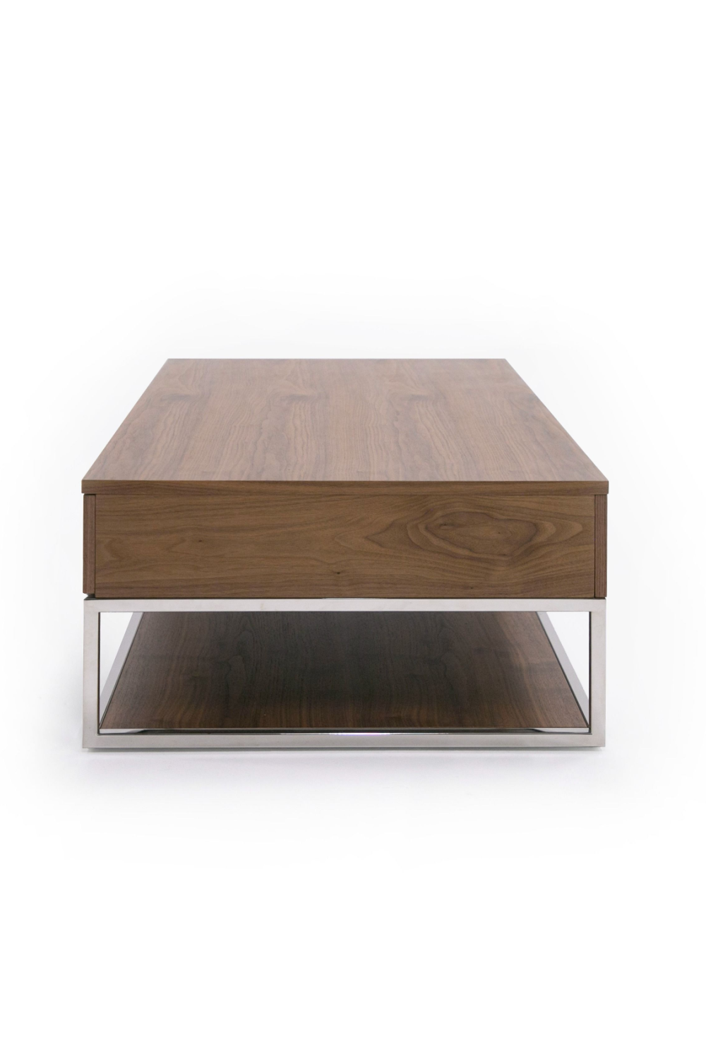 Walnut Veneer 2-Drawer Coffee Table | Oroa.com