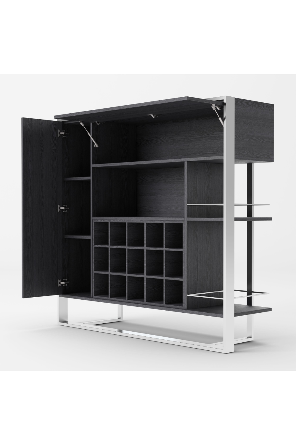 Gray Elm Wine Cabinet | OROA Modern Fauna | Oroa.com