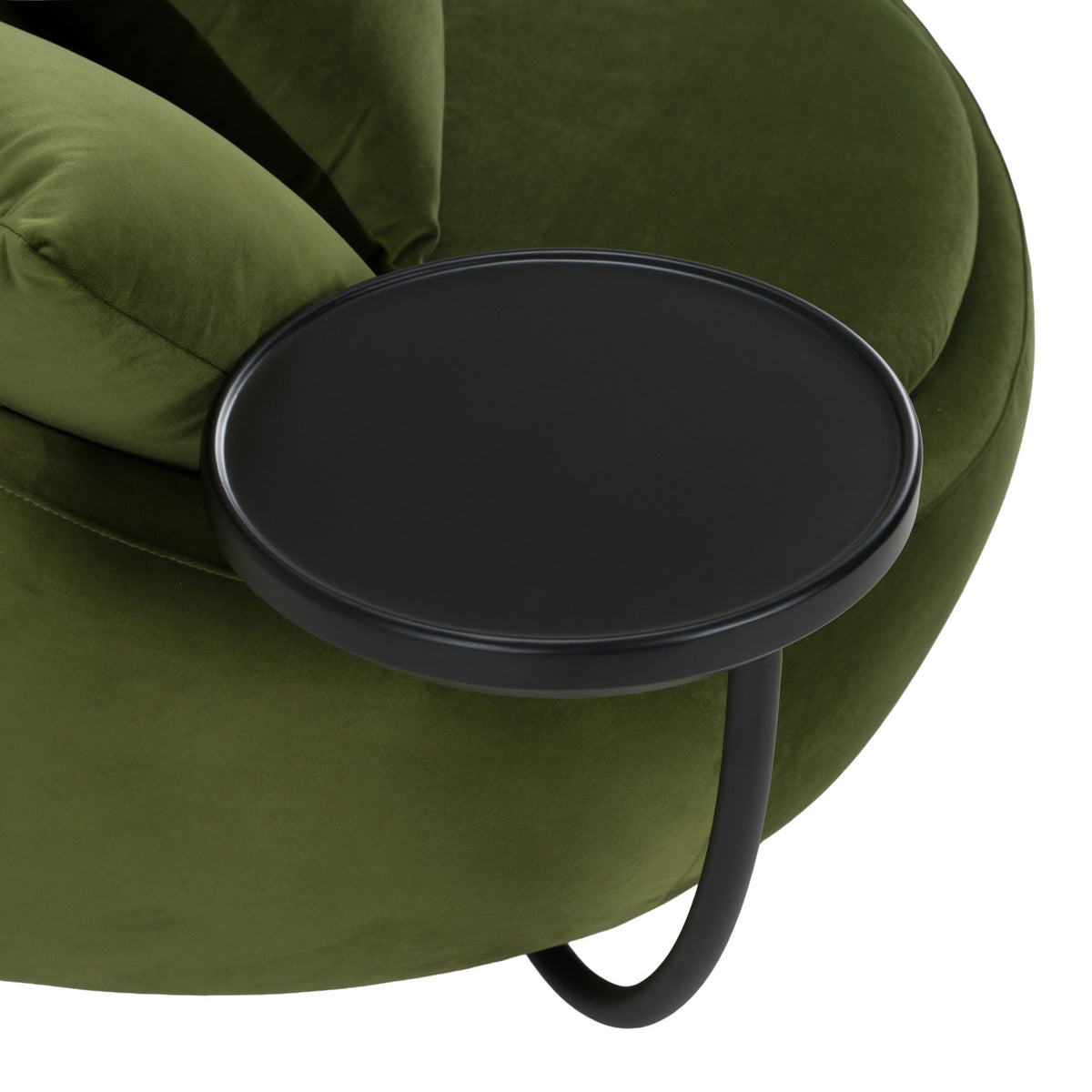 Green Velvet Swivel Lounge Chair | OROA Modern Pascal