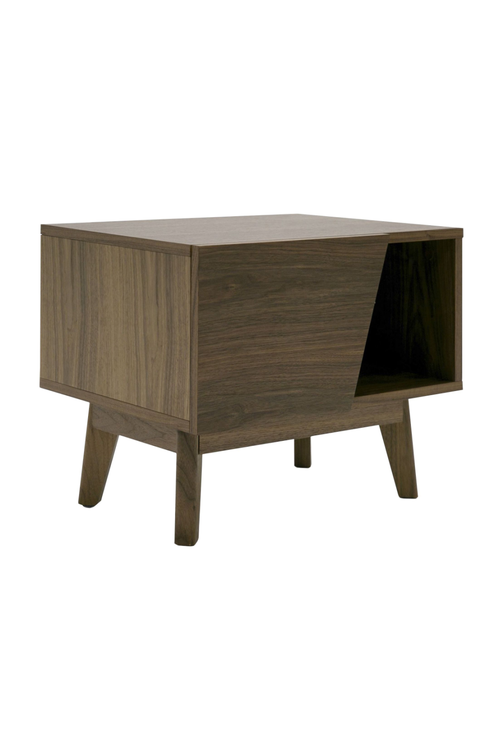 Solid Wood 1-Drawer Nightstand | Oroa.com