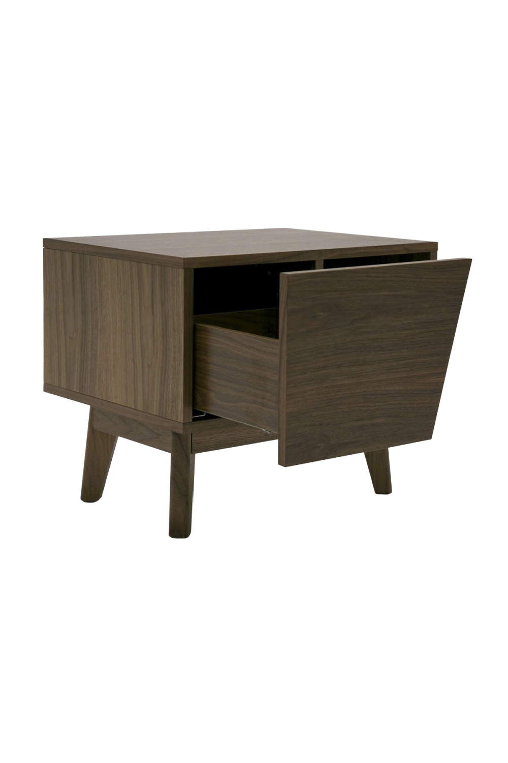 Solid Wood 1-Drawer Nightstand | Oroa.com