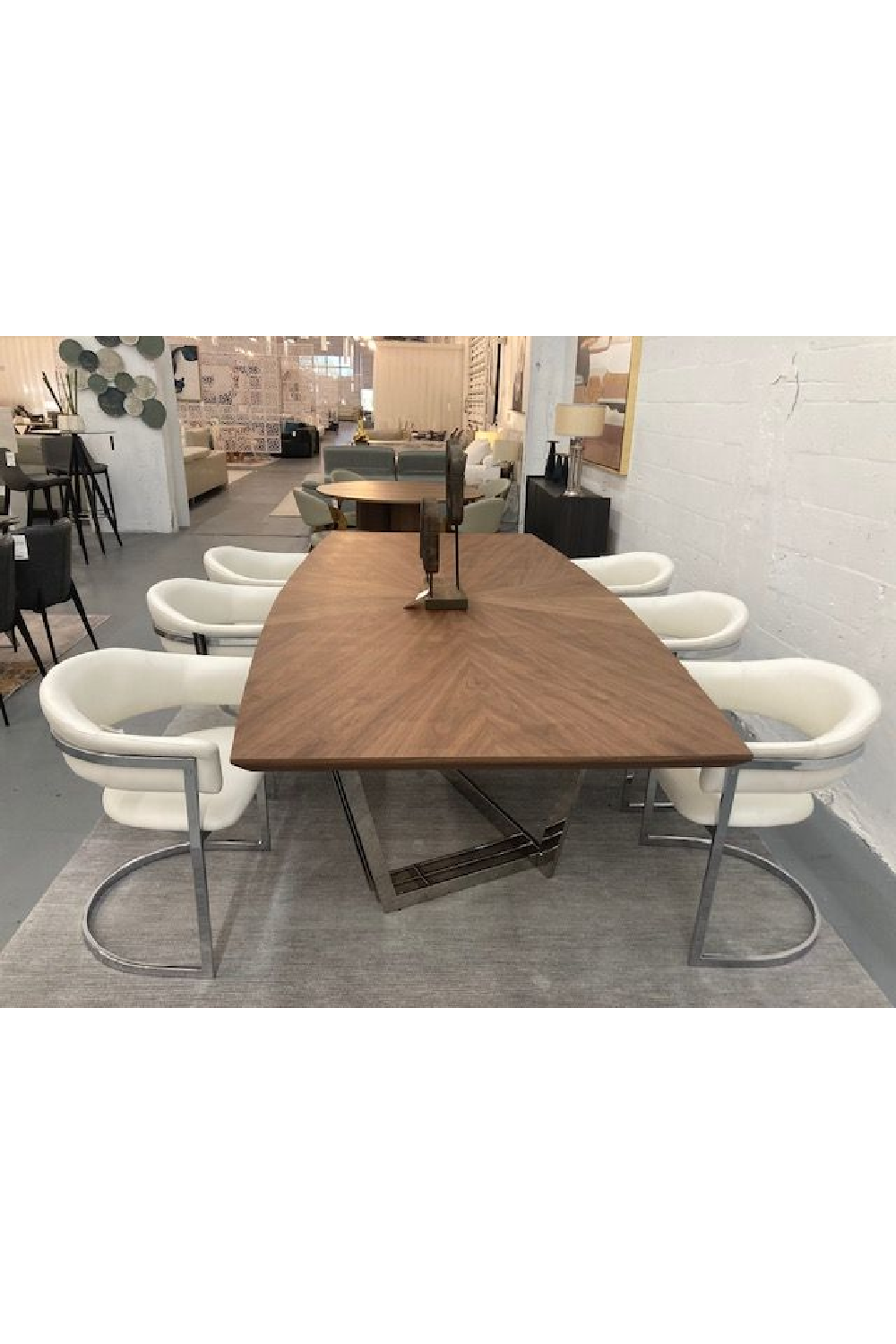Stainless Steel Base Dining Table | OROA Modern Gilroy | Oroa.com