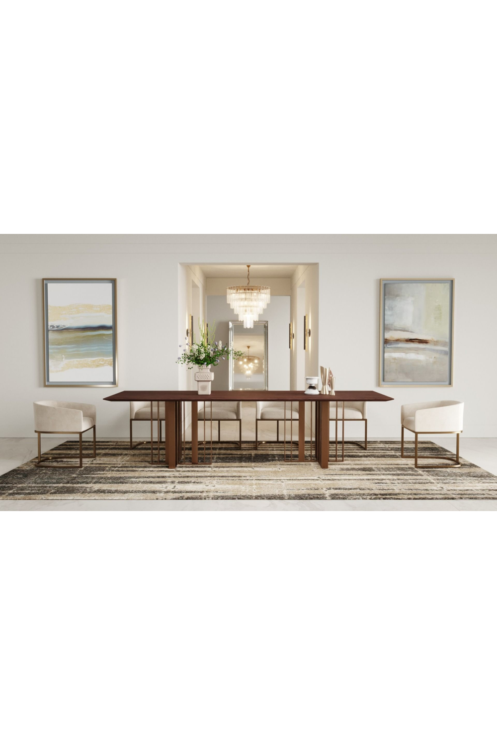 Wenge Oak Dining Table | OROA Modern Livia | Oroa.com