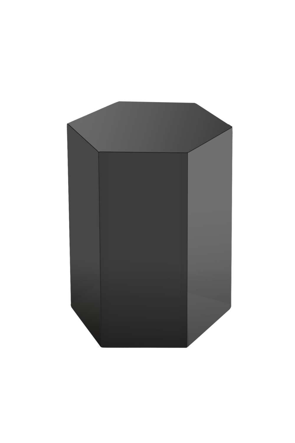 Hexagonal Gray End Table L | OROA Modern Newmont | Oroa.com