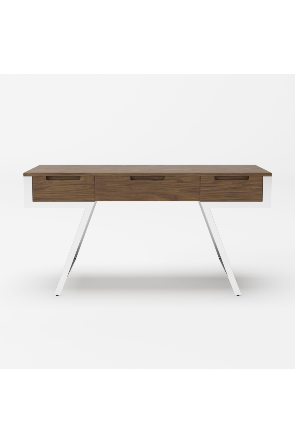 American Walnut 3-Drawer Desk | Oroa.com