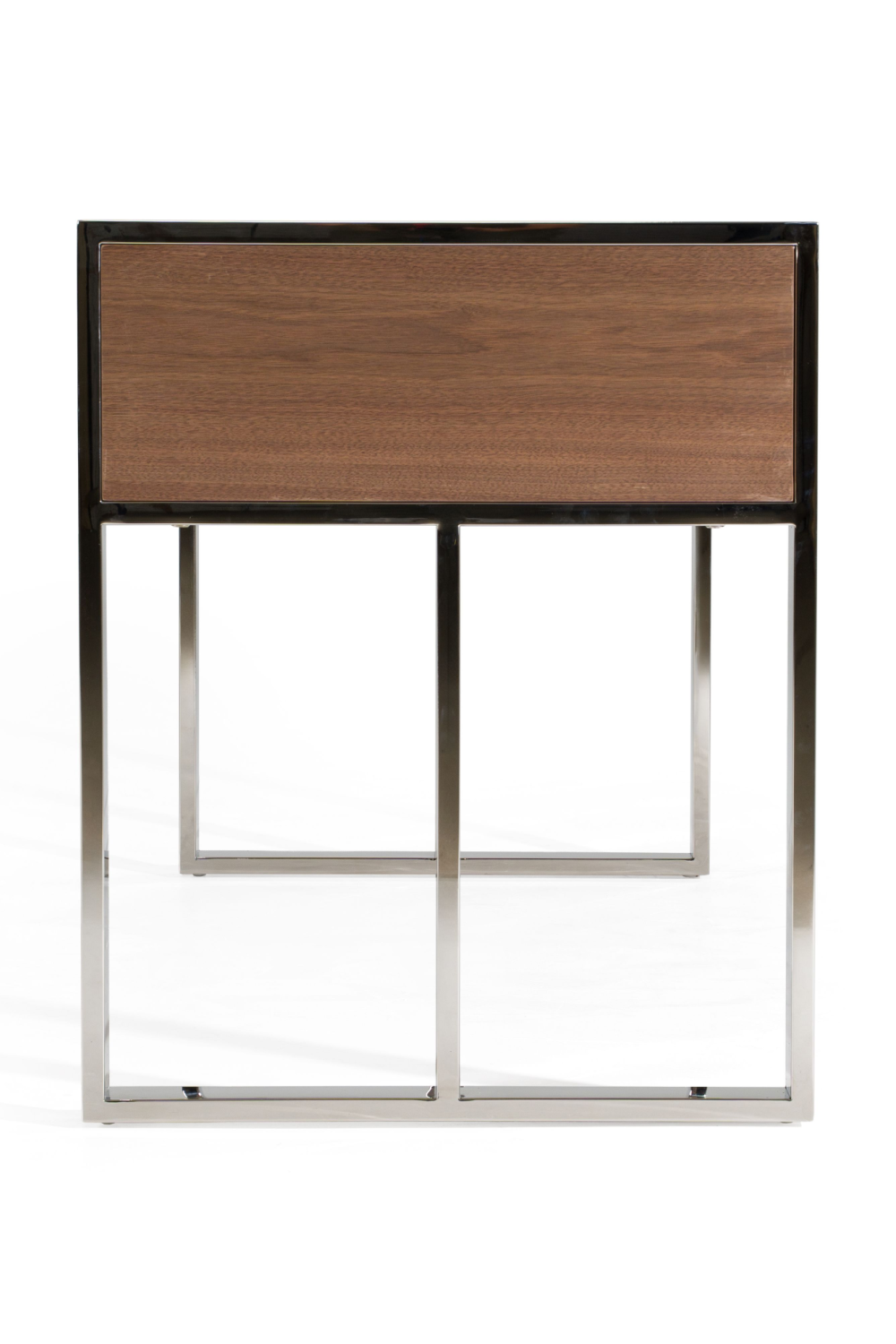 Walnut Veneer 4-Drawer Desk | OROA Modern Orcutt | Oroa.com