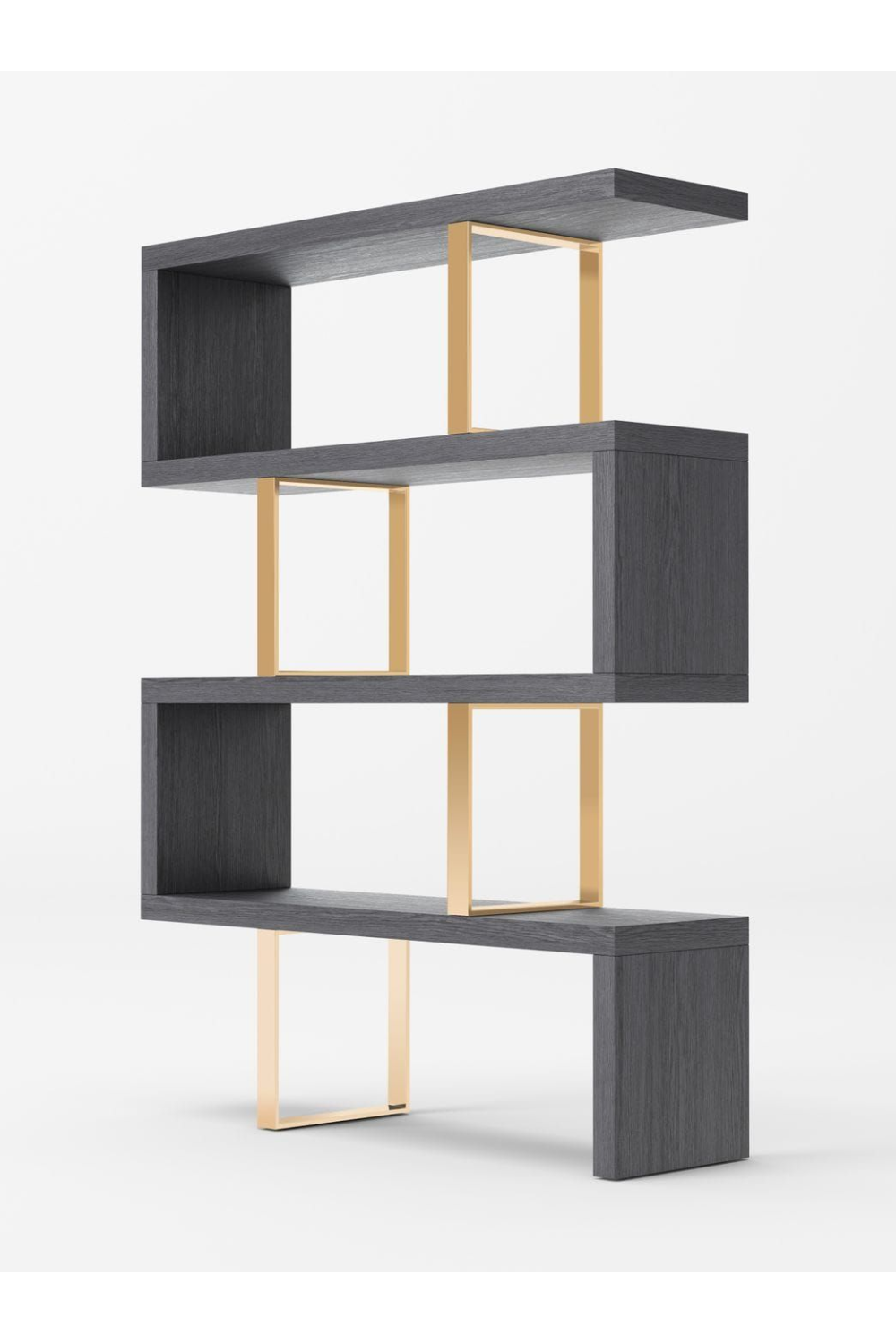Gray Elm Bookcase | OROA Modern Maze | Oroa.com