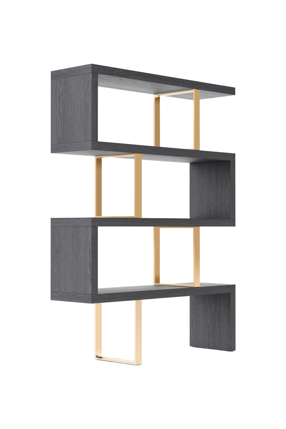 Gray Elm Bookcase | OROA Modern Maze | Oroa.com