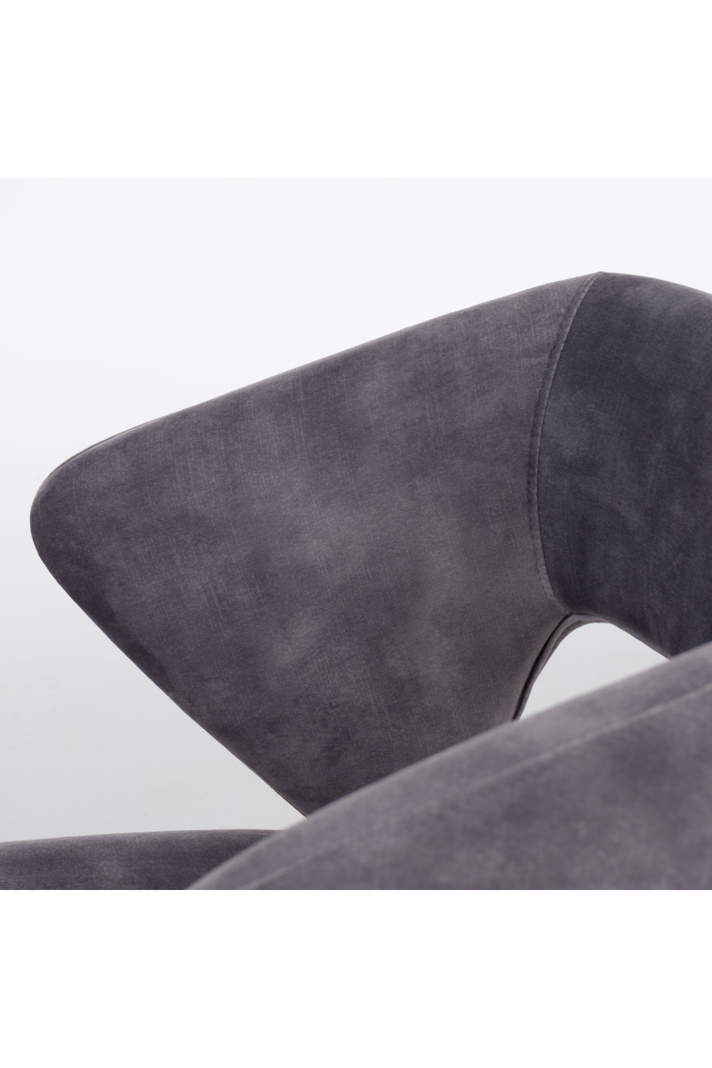 Gray Cut-Out Accent Chair | OROA Modern Linus | Oroa.com