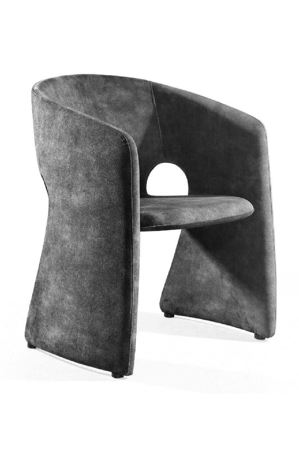 Dark Gray Velvet Dining Chair | OROA Modern Malvern | Oroa.com
