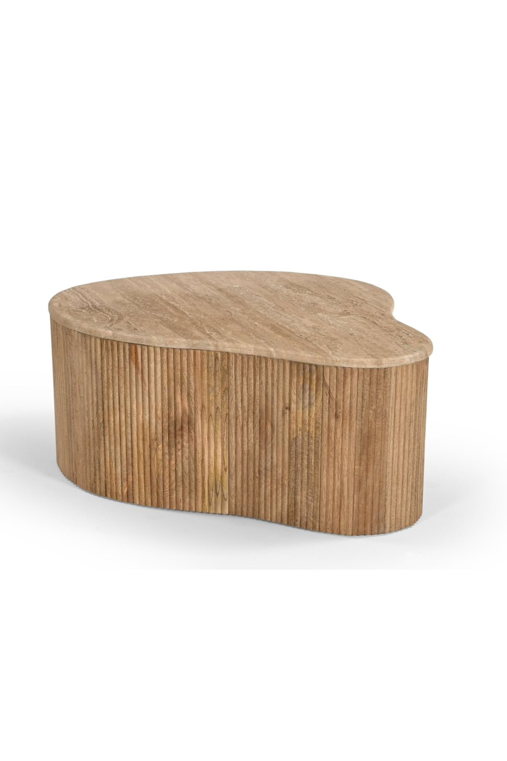 Freeform Travertine Coffee Table Set (3) | OROA Modern Matador | Oroa.com