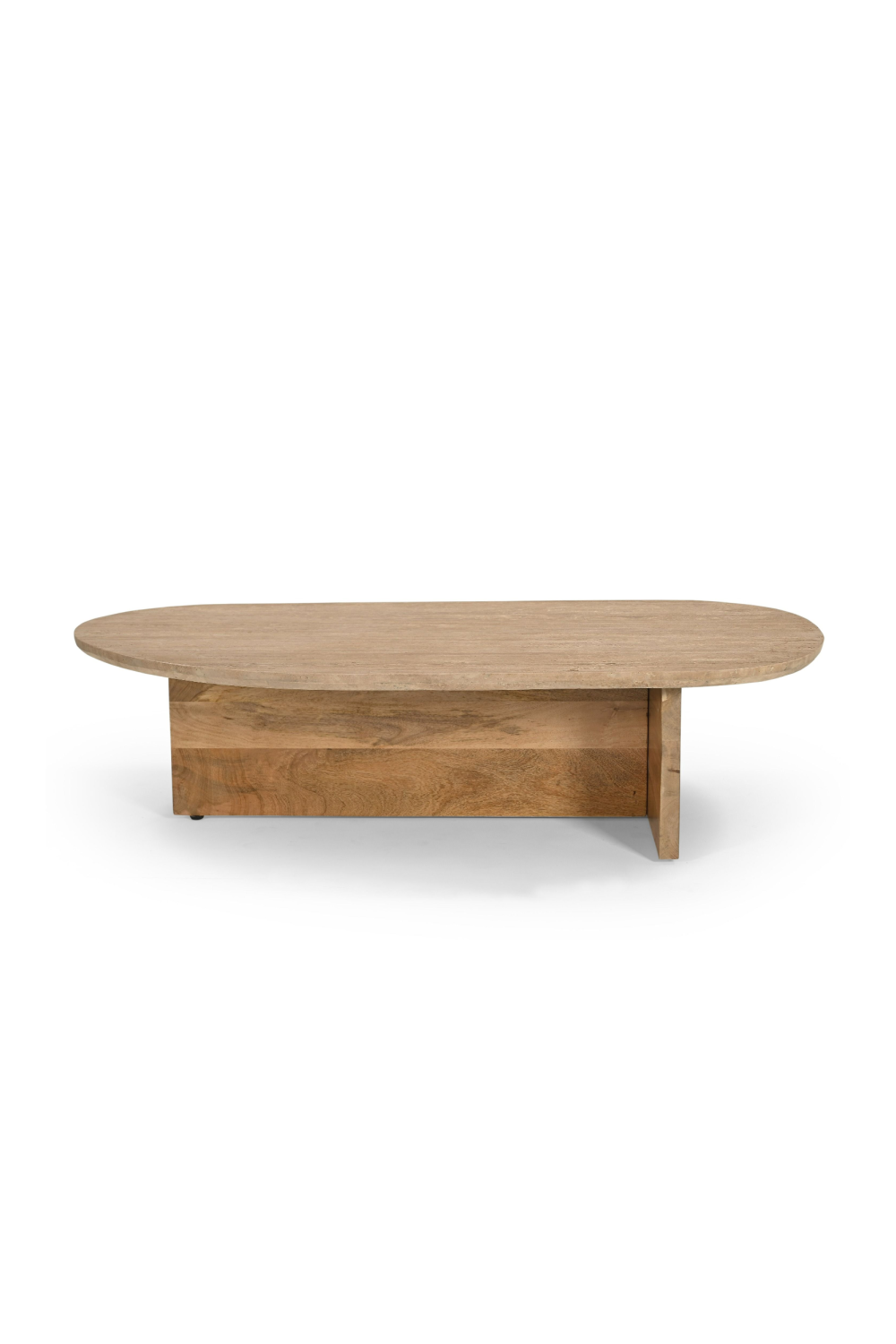 Travertine Freeform Coffee Table | OROA Modern Chisholm | Oroa.com