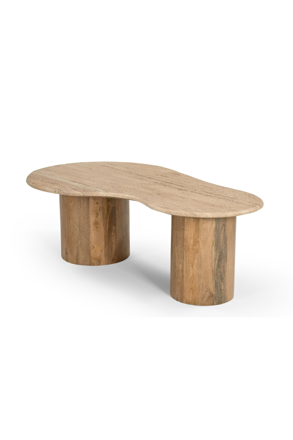 Freeform Travertine Marble Coffee Table | OROA Modern Sanford | Oroa.com
