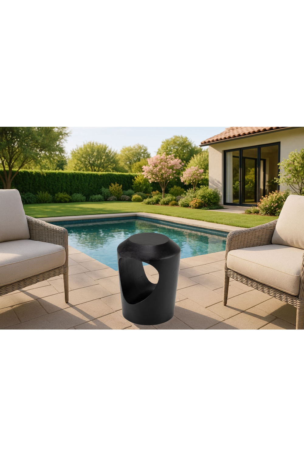 Black Wooden End Table | OROA Modern Tracy | Oroa.com