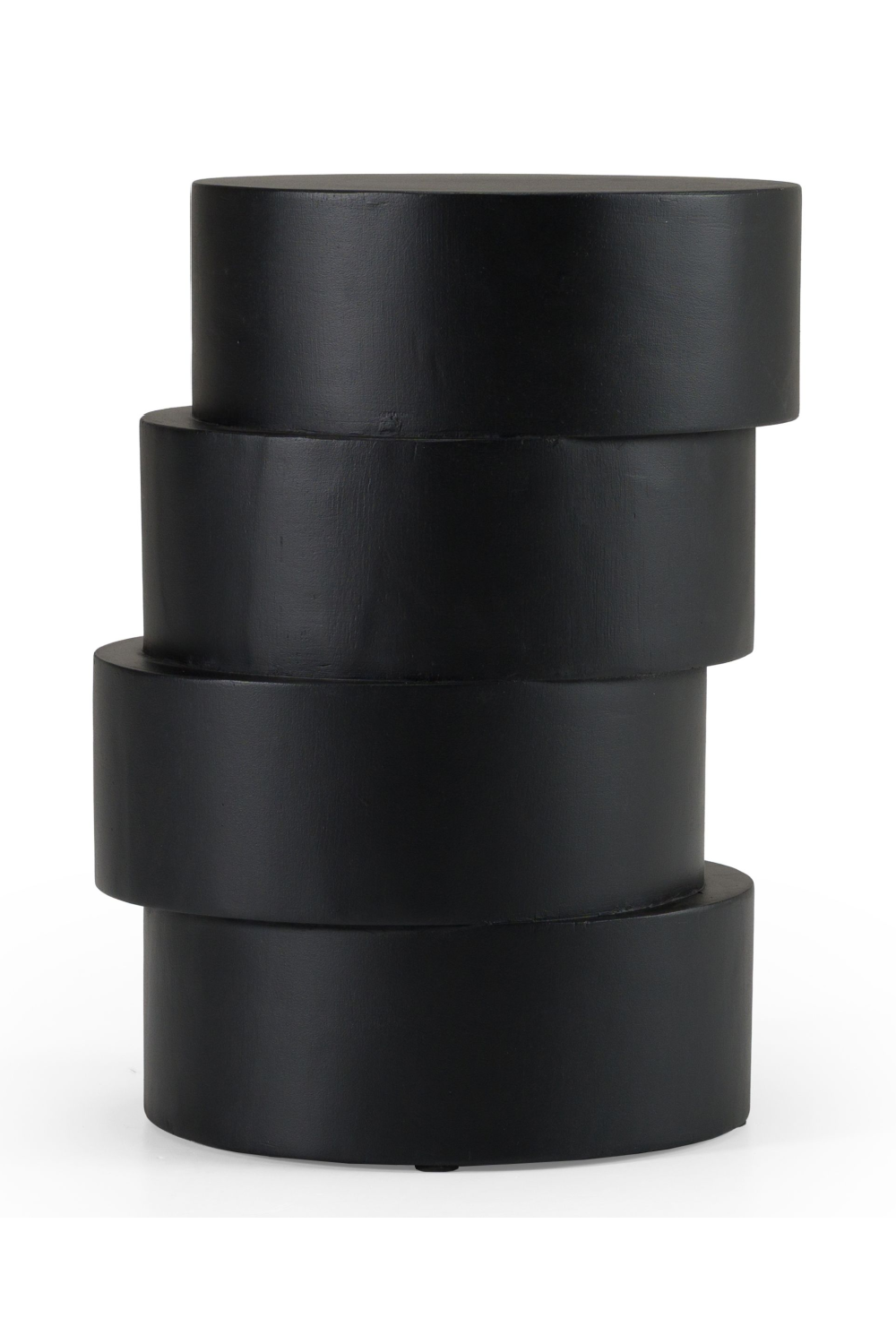 Black Wooden Stacked End Table | OROA Modern Grove | Oroa.com