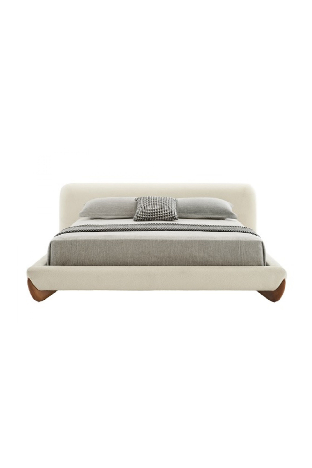 Cream Fabric Bed | OROA Modern Fleury | Oroa.com