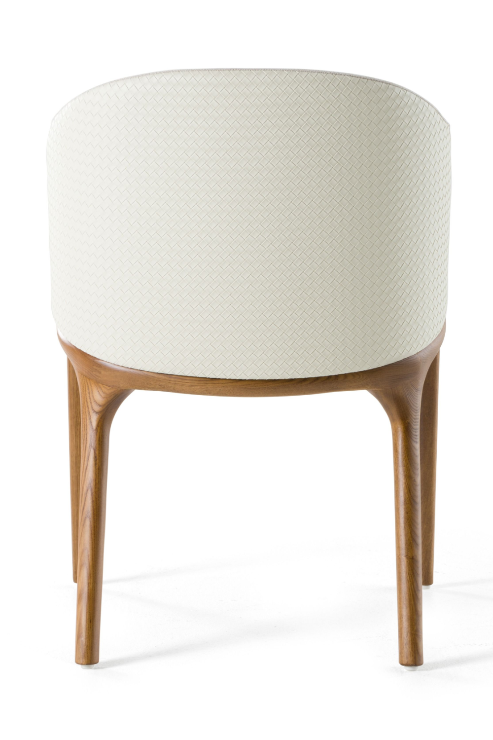 Curve-Back Cream Dining Chair | OROA Modern Lunde | Oroa.com