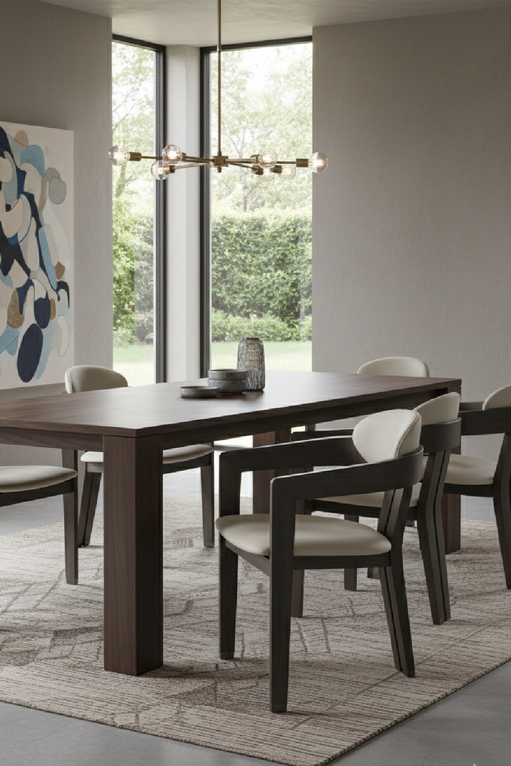 Gray Wooden Dining Chair | OROA Modern Thorne | Oroa.com