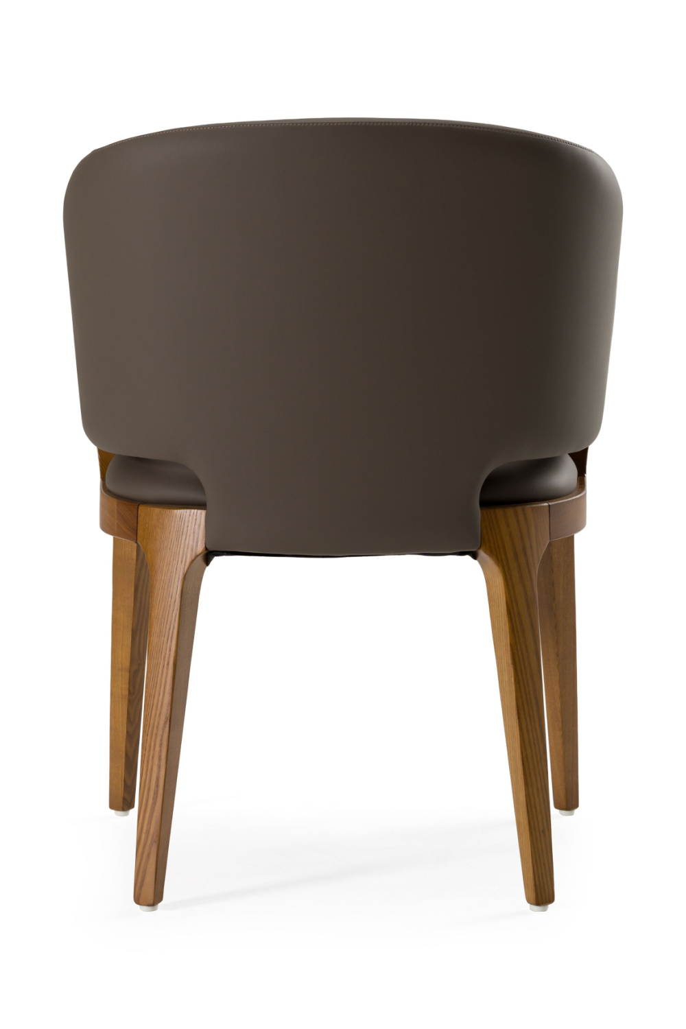 Brown Vegan Leather Dining Chair | OROA Modern Baskin | Oroa.com