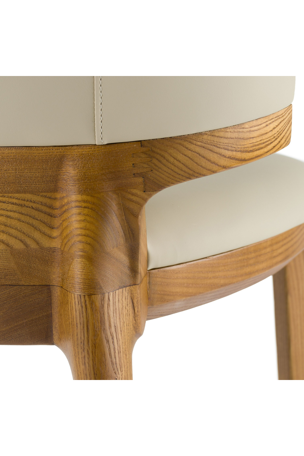 Beige Vegan Leather Counter Chair | OROA Modern Calvary | Oroa.com