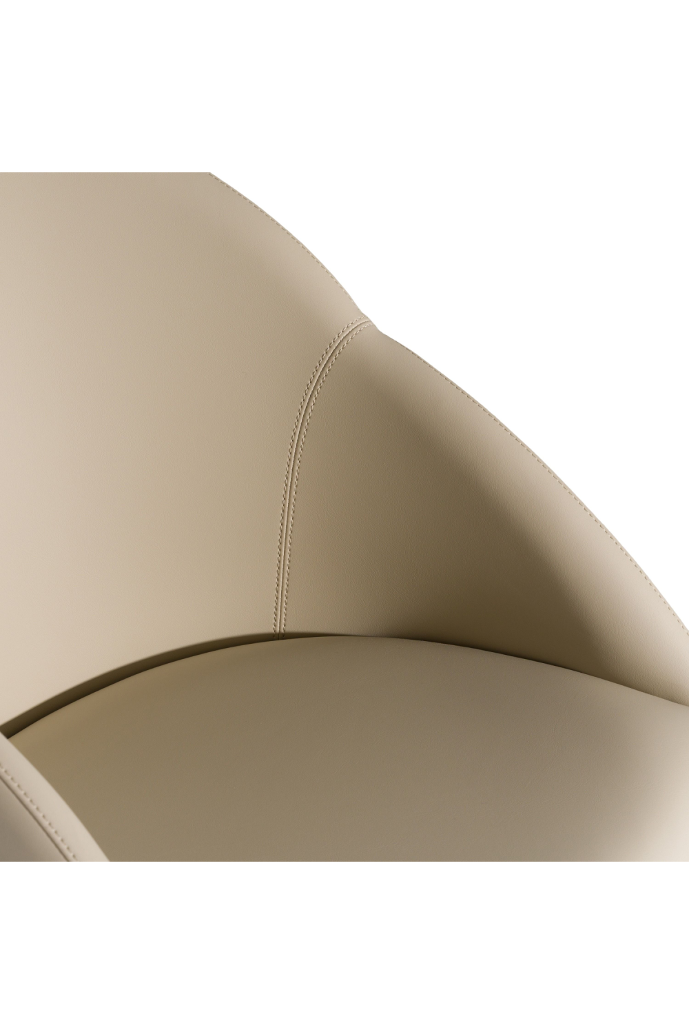 Beige Vegan Leather Dining Chair | OROA Modern Michael | Oroa.com