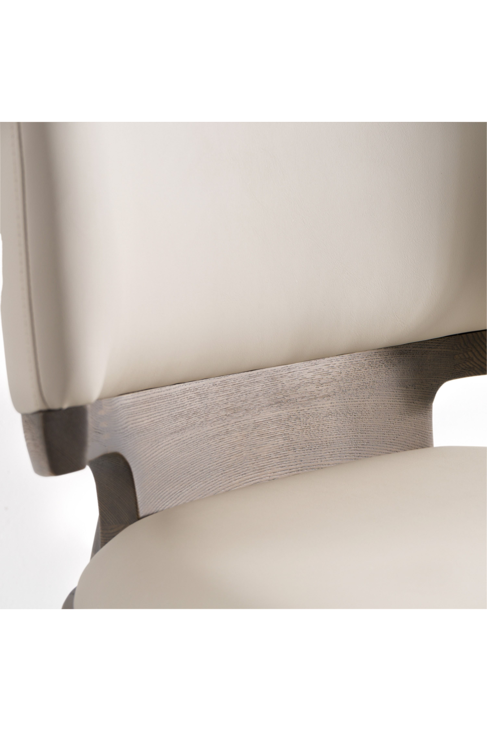 Gray Vegan Leather Dining Chairs (2) | Oroa.com