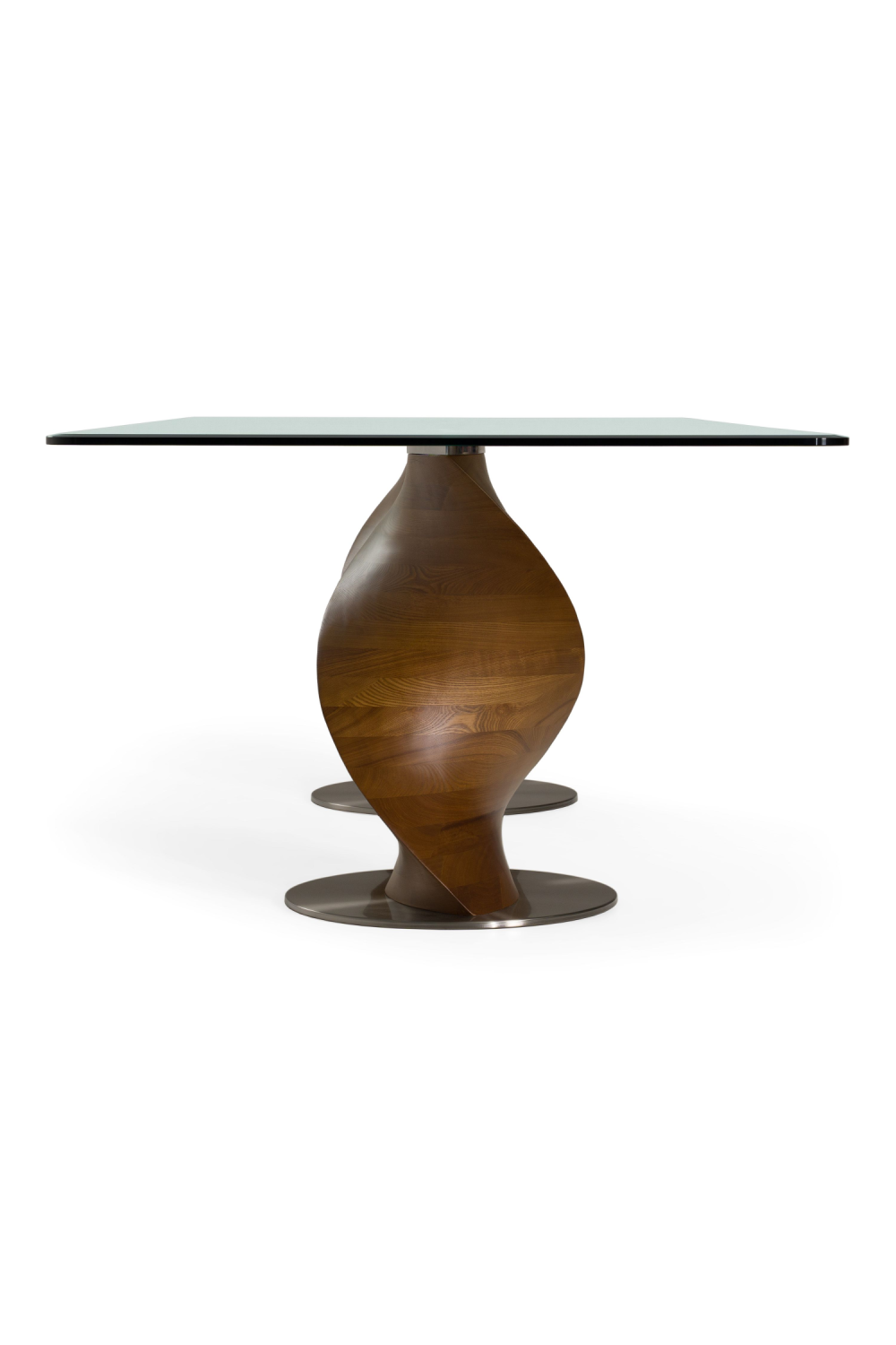 Twisted Wood Base Dining Table | OROA Modern Cleveland | Oroa.com