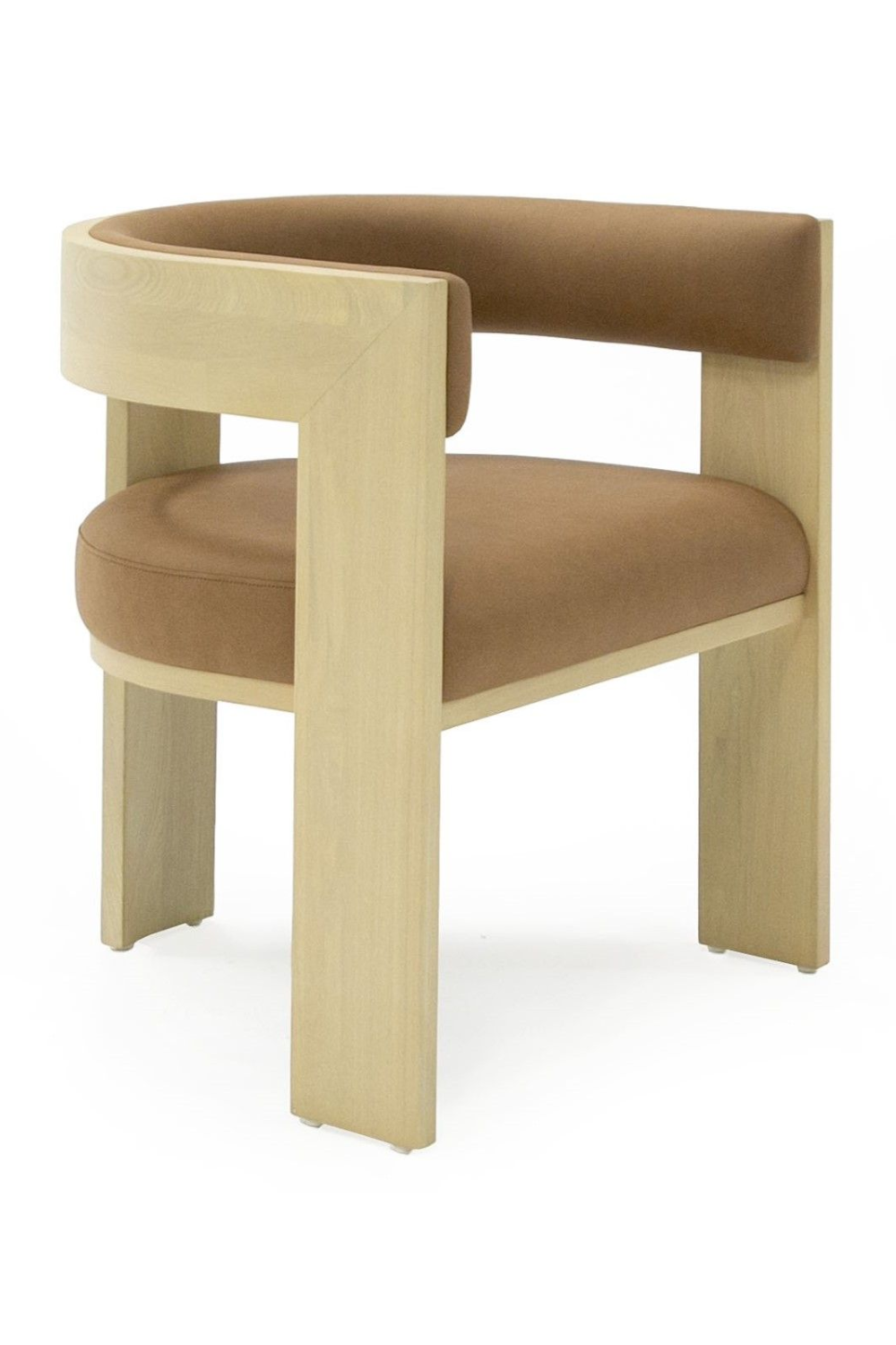 Natural Ash Curved Dining Chair | OROA Modern Osaka | Oroa.com