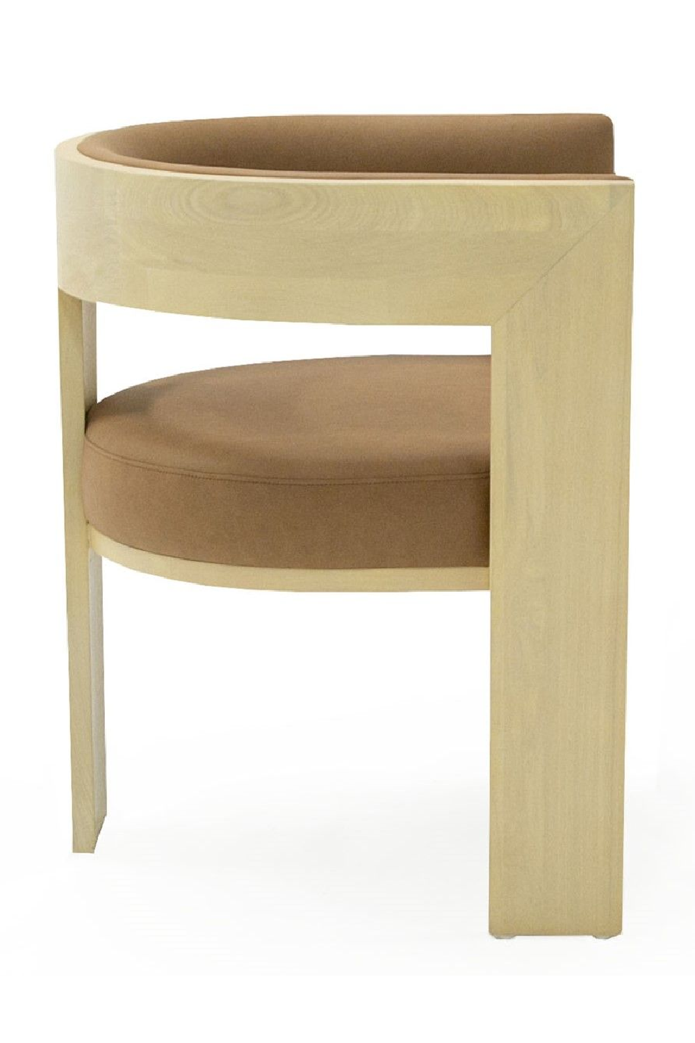Natural Ash Curved Dining Chair | OROA Modern Osaka | Oroa.com