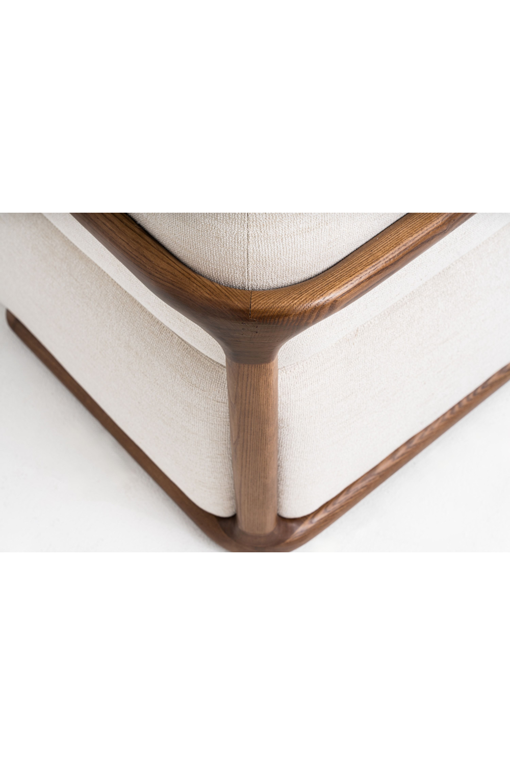 White Fabric Sectional Sofa | OROA Modern Simone | Oroa.com