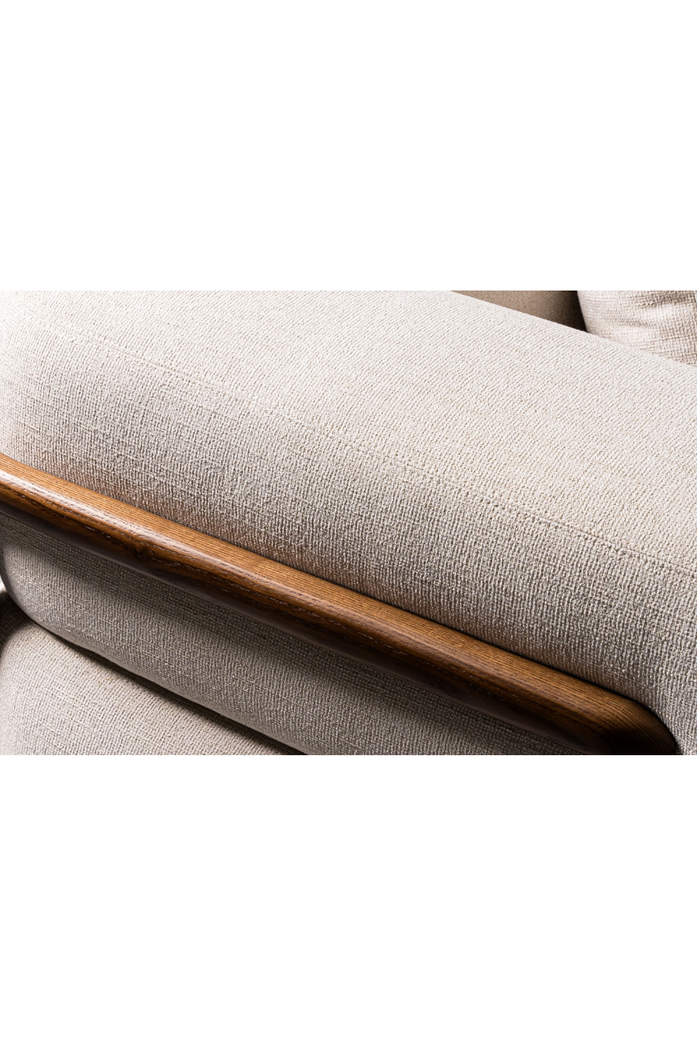 White Fabric Sectional Sofa | OROA Modern Simone | Oroa.com