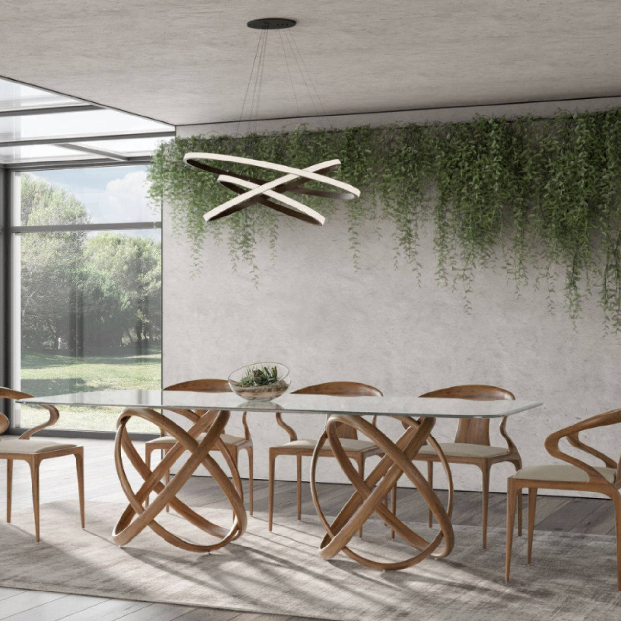 Spherical Base Dining Table – Mason – alternate view 8
