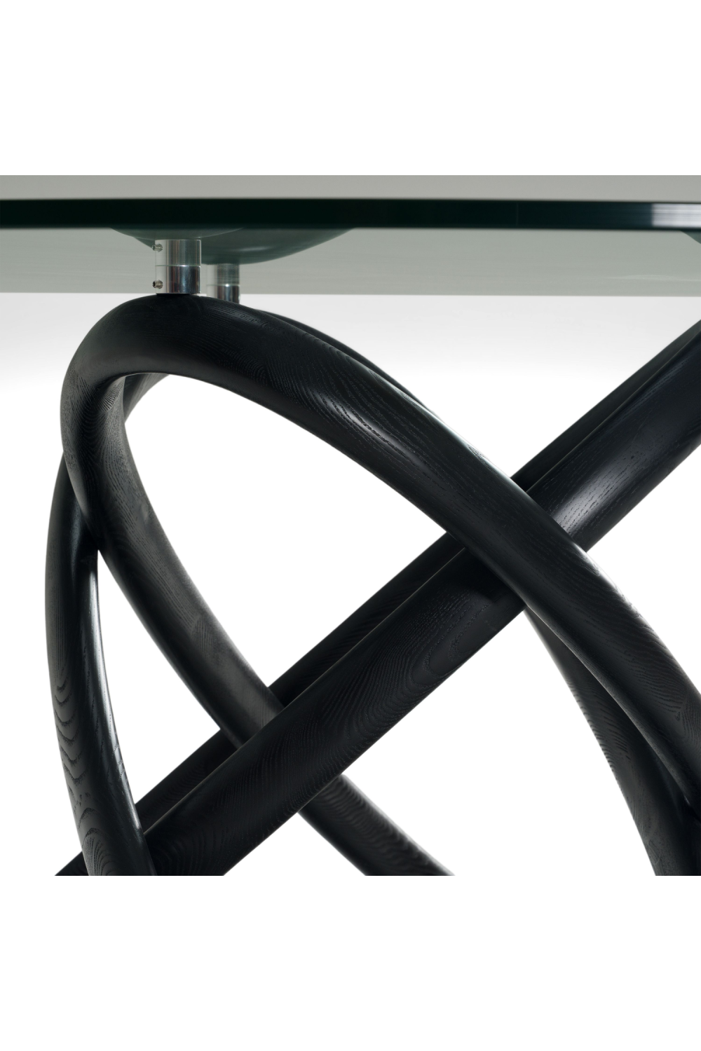 Intertwined Black Base Dining Table | OROA Modern Mason | Oroa.com