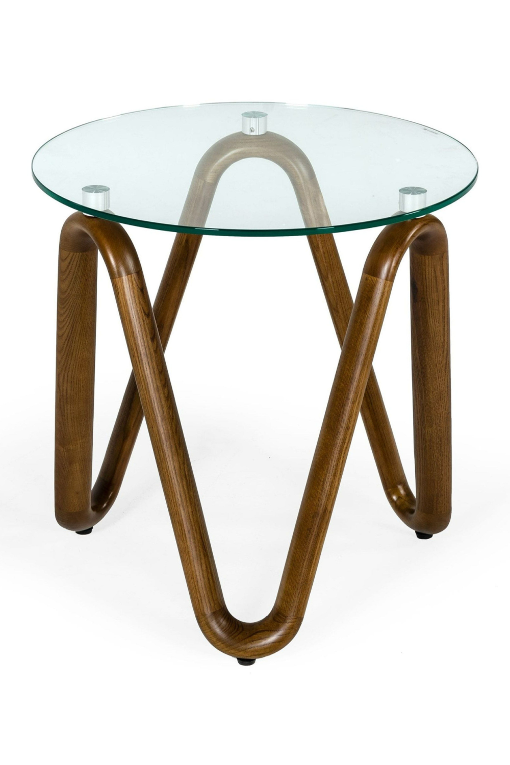 Glass Round End Table | OROA Modern Lassen | Oroa.com