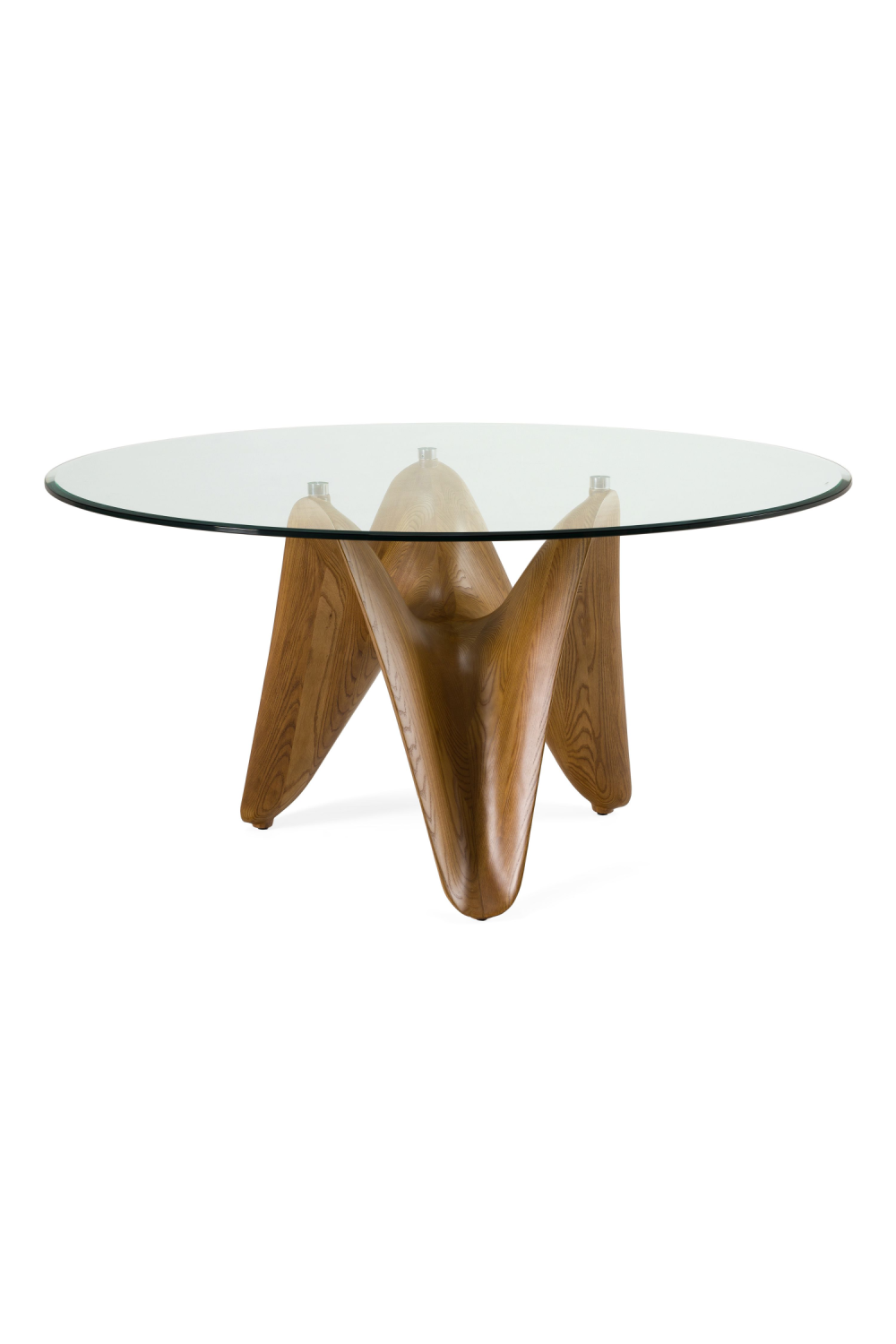 Round Tempered Glass Dining Table | OROA Modern Seguin | Oroa.com
