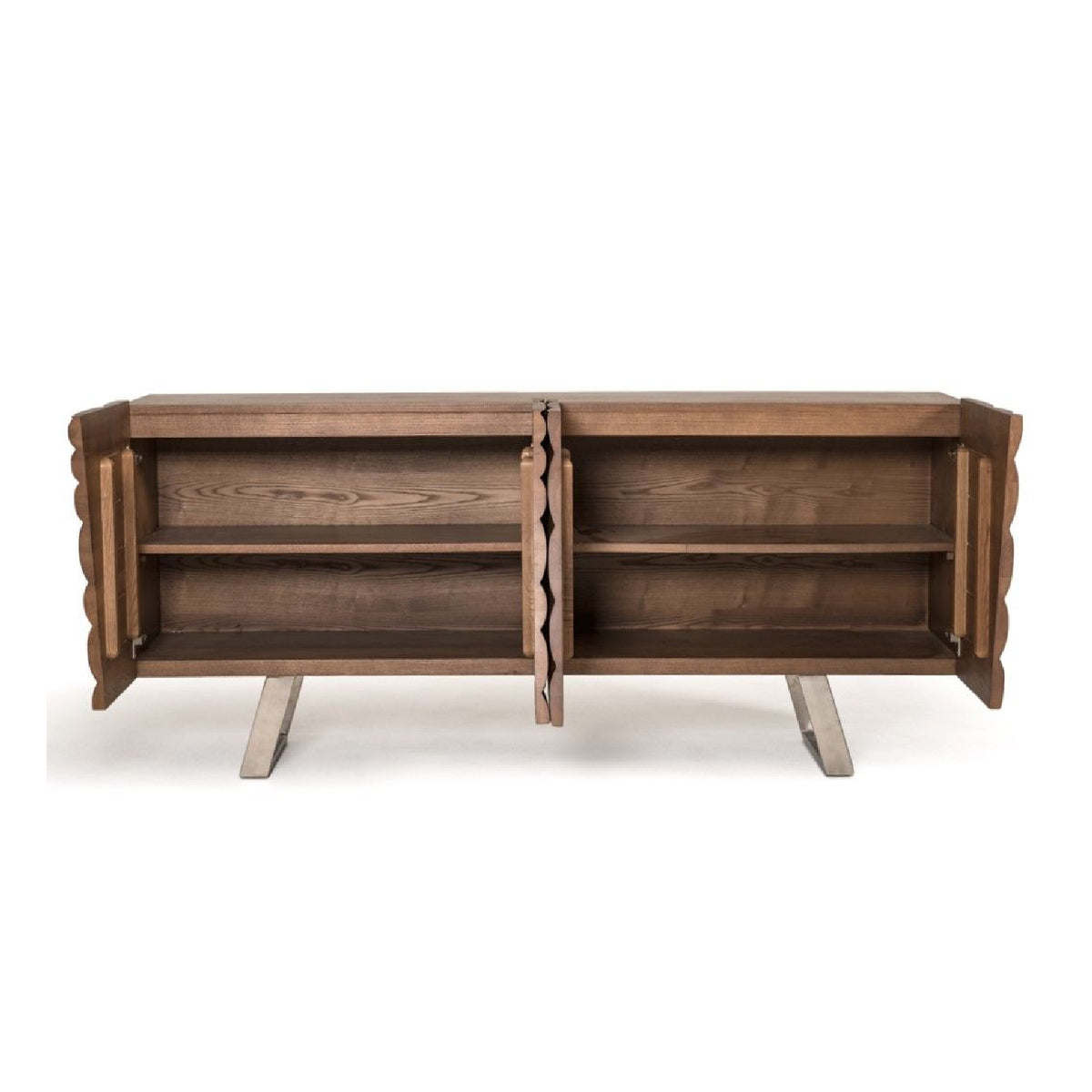 Wave Patterned Ash Sideboard | OROA Modern Finley