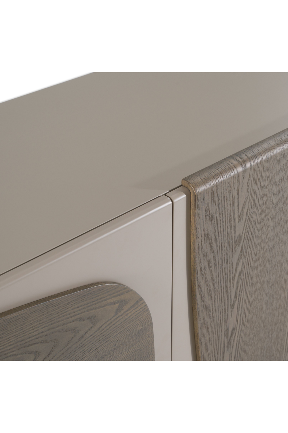 Gray Wooden 3-Door Sideboard | Oroa.com
