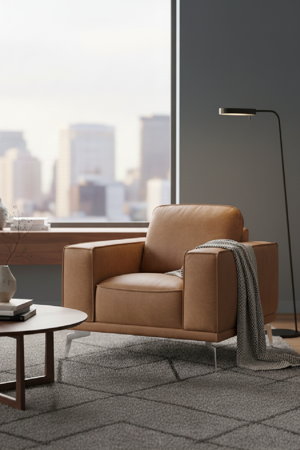 Leather Lounge Armchair | OROA Modern Lamod | Oroa.com