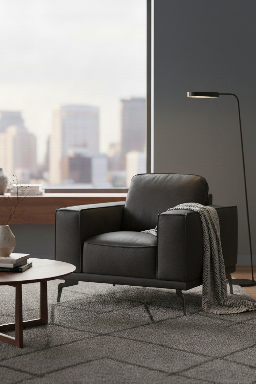 Leather Lounge Armchair | OROA Modern Lamod | Oroa.com