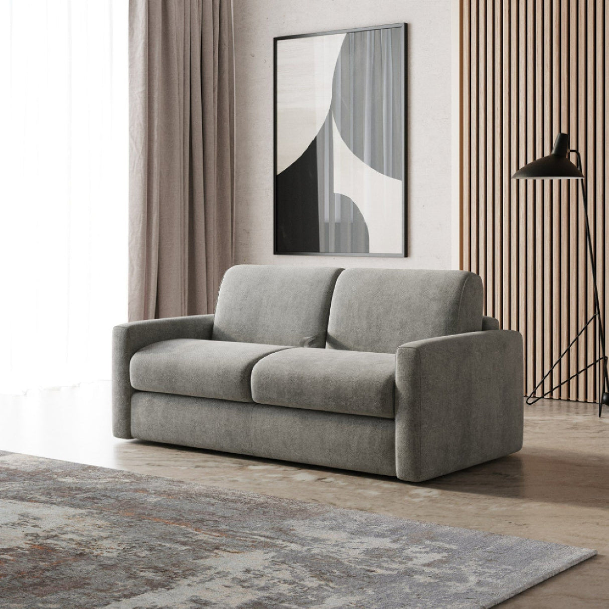 Square-Armed Sofa Bed – Revers – alternate view 13