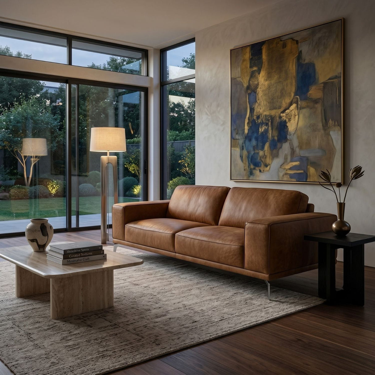 Italian Leather Sofa – Lamod – alternate view 12