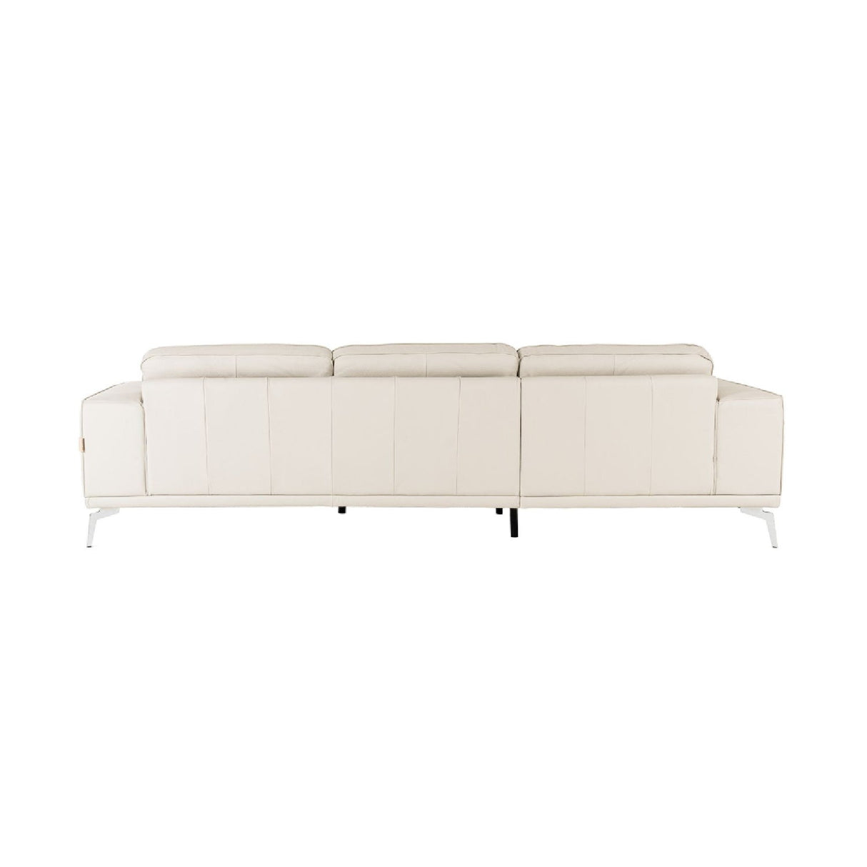 Gray Italian Leather Sofa – Soho – alternate view 5