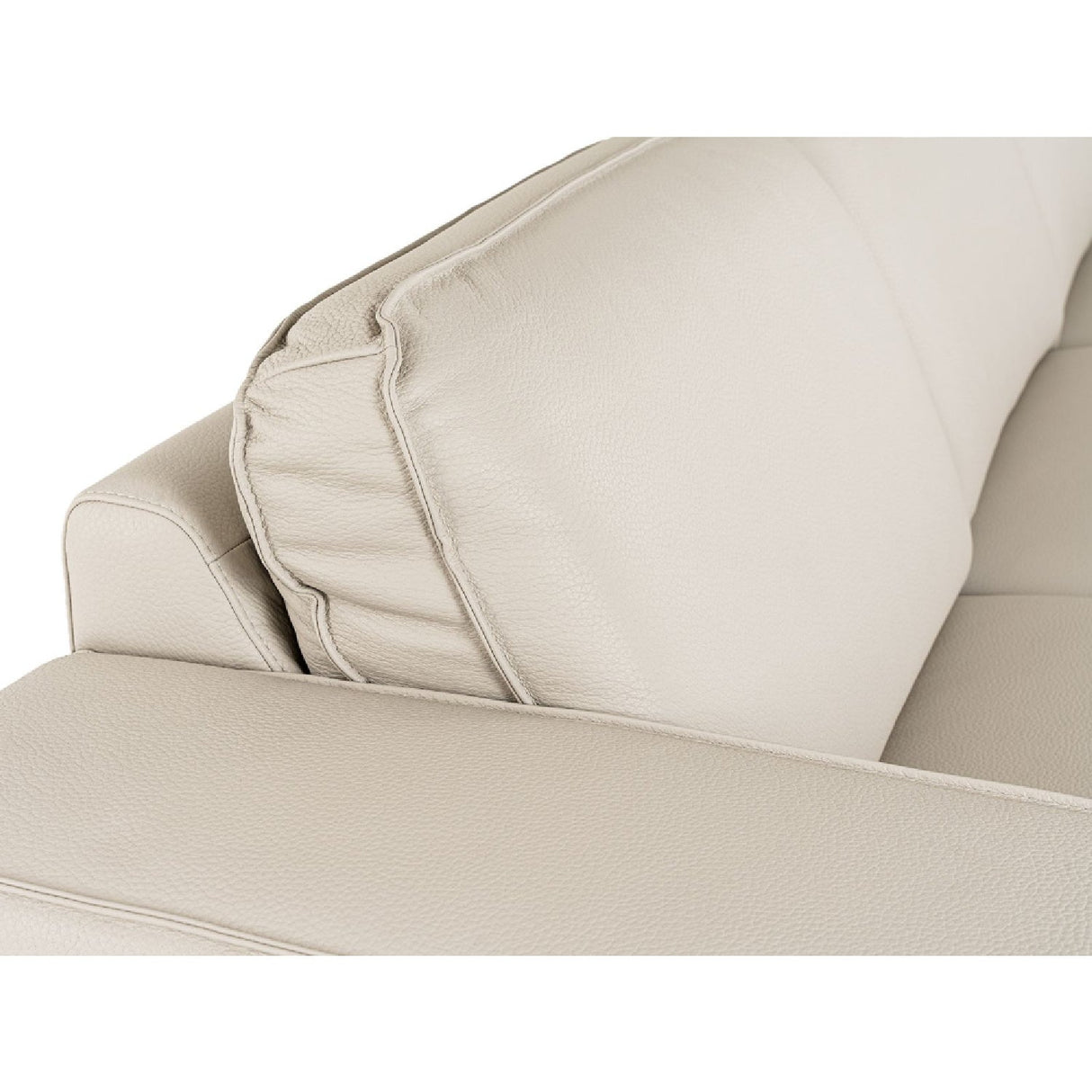Gray Italian Leather Sofa – Soho – alternate view 6