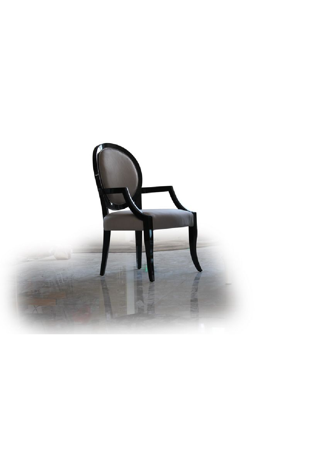 Oval-Back Dining Armchairs (2) | OROA Modern 307 | Oroa.com