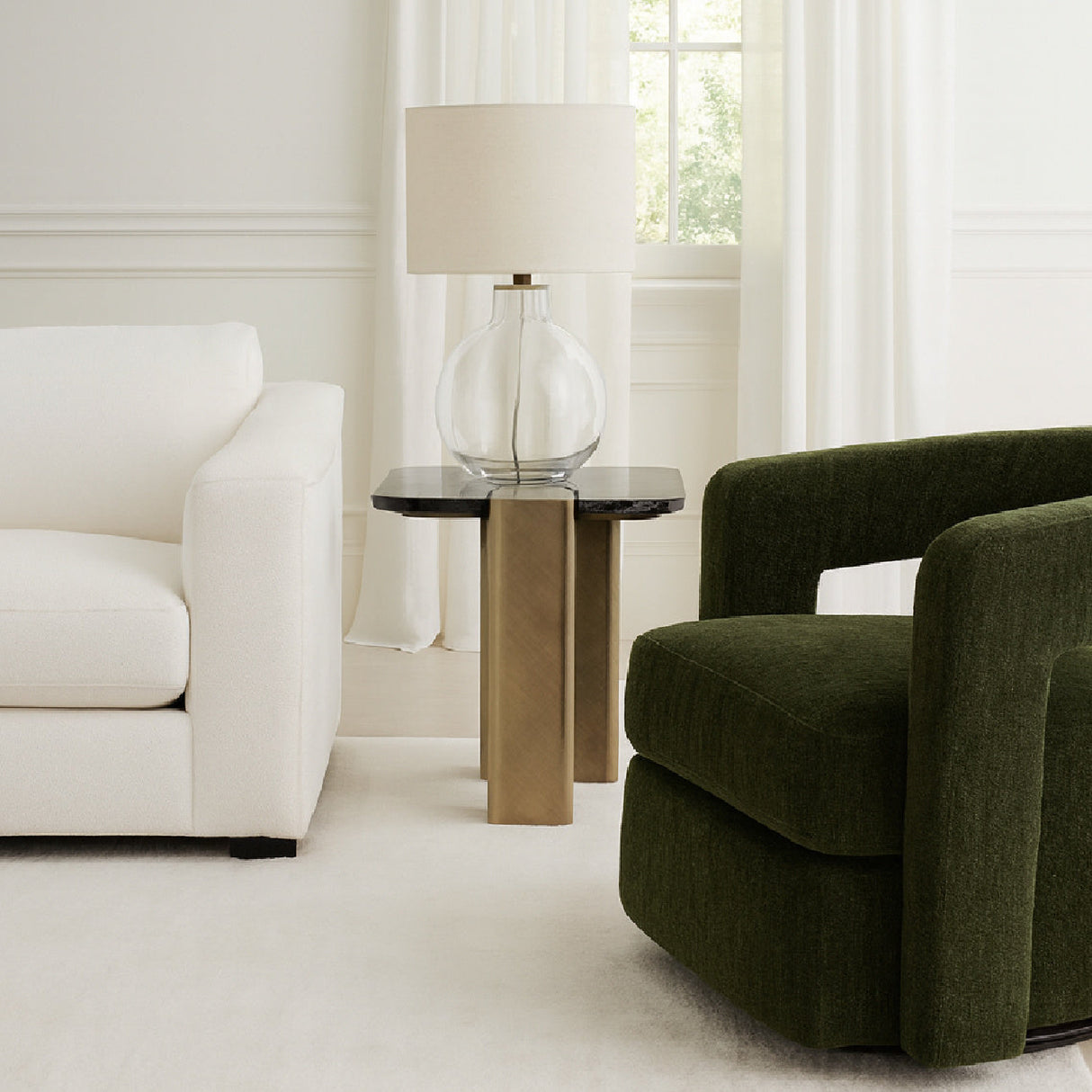 Green Swivel Accent Chair – Ryan – alternate view 13