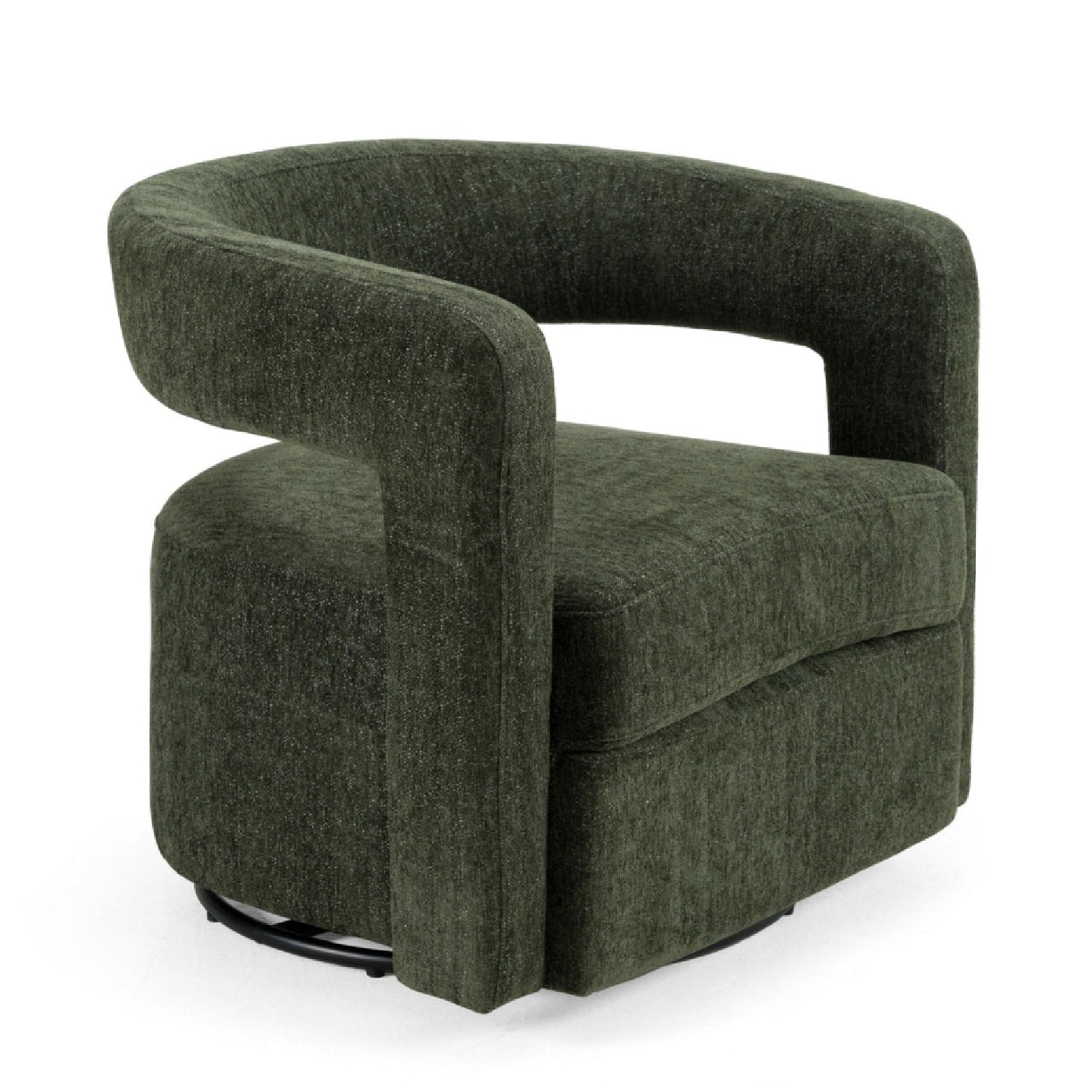 Green Swivel Accent Chair | OROA Modern Ryan