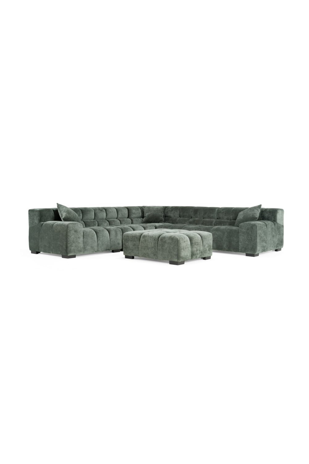 Green Fabric Modular Sofa | OROA Modern Ludwig | Oroa.com