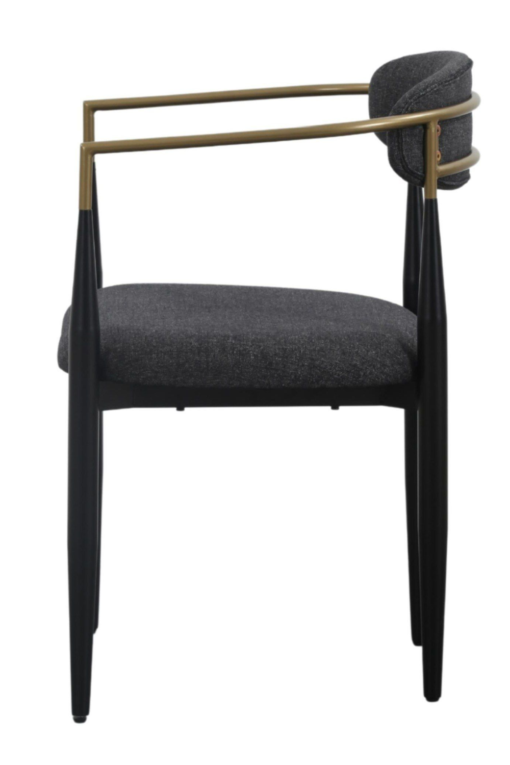 Gold-Armed Dining Chair | OROA Modern Buchtel | Oroa.com