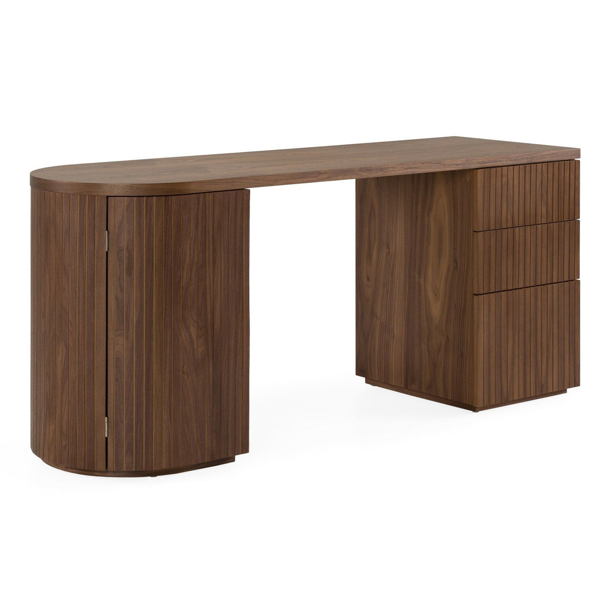 Modern European furniture - Wooden 3-Drawer Desk - www.oroa.com